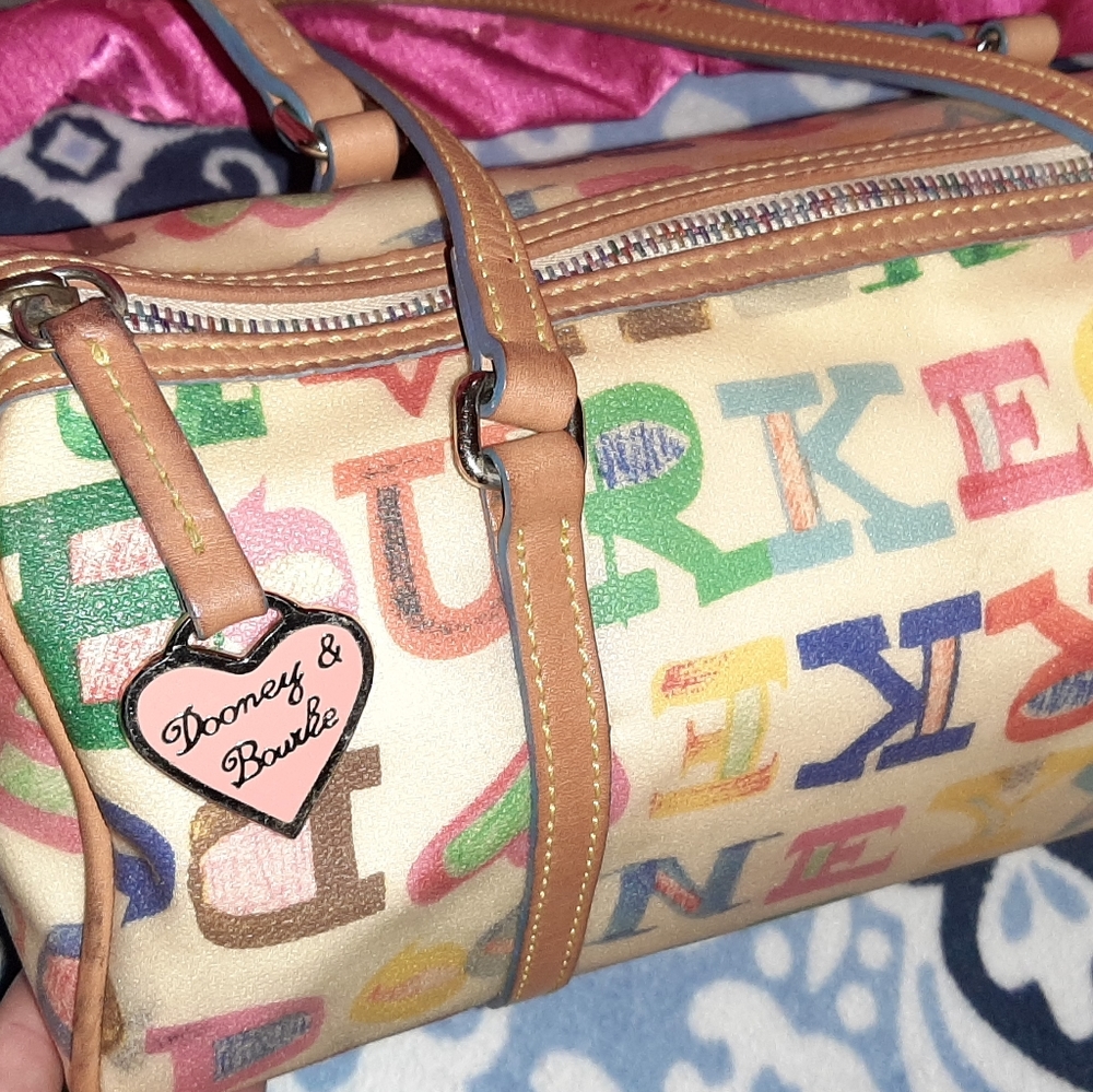 Dooney and Bourke multicolored purse - Picture 1 of 8